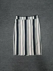 ミシャ ストライプ パターン H ライン スカート