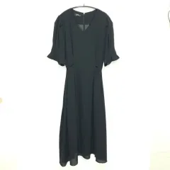 LOVB Vネック ロング ワンピース 1_S0550