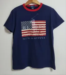 計測 XS ( 44 ) POLO RALPH LAUREN(ポロラルフローレン) ヴィンテージ ネイビー 半袖T