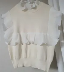 ZARA(ザラ) フリル ニット ベスト