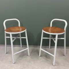 ‼️特別価格‼️【MAGIS/マジス】 PIPE STOOL (PLYWOOD)　脚に小傷あり　2脚売りのサムネイル