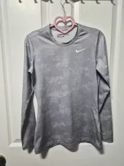 ナイキ ゴルフ DRI-FIT 長袖 Tシャツ グレー