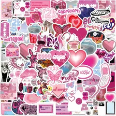 韓国 ステッカー シール y2k 120枚 可愛い レトロ スクラップブック コラージュシール ジャーナル デコアイテム 