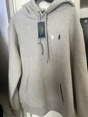 新品) ポロ ノ起毛 WHO フードTシャツ オーバーサイズ グレー 105-115