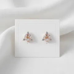 ❤︎24時間以内発送/全品2,000円以下❤︎【上品＆高見え】イヤリング　ジルコニア　triangle　キラキラ　ビジュー　シンプル　通勤　通学　高級　デイリー　結婚式　パーティー　ギフト　大人可愛い セレモニー　痛くない