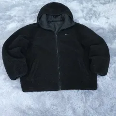 X-LARGE カバーナット フリース リバーシブル ジップアップ