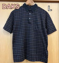 DAKS GOLF ポロシャツ メンズ M ワッフル☆ゴルフウェア シャツ - メルカリ