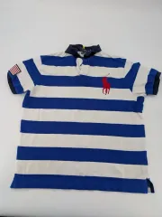 ポロ ラルフローレン ビックポニー 星条旗 ストライプ カラーTシャツ