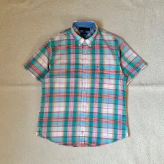 Tommy Hilfiger(トミーヒルフィガー) スリムフィット チェック 半袖 シャツ