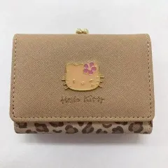 Hello kitty ハローキティ ベージュ レオパード柄 財布 新品