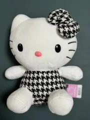 ハローキティ ぬいぐるみ ハウンドトゥースチェックB 25cm
