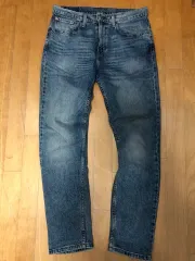 リーバイス 502 ウォッシュ テーパードフィット ヴィンテージ デニムパンツ 32