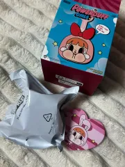 POP MART (ポップマート) CryBaby パワーパフガールズ ブロッサム うさぎ ぬいぐるみ キーホルダー クライングベイビー