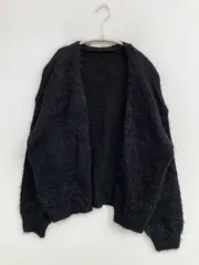 カーディガン/ボレロ S ブラック 無地 ミドル丈 長袖