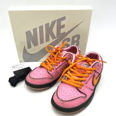 【中古品】NIKE SB ナイキエスビー × THE POWERPUFF GIRLS パワーパフガールズ DUNK LOW PRO QS PS FZ3351-600 ダンク ロー プロ QS PS スニーカー 靴 【166-260323-as-15-izu】