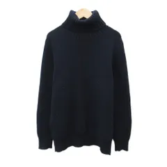 トゥモローランド トリコ TOMORROWLAND tricot ニット セーター ウール M 紺 ネイビー タートルネック 長袖 /SM14 ■ECD002