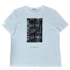 モンクレール プリント Tシャツ XL ホワイト 国内正規品 5S88 - メルカリ