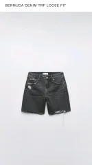 (最終値下げ) ザラ ルーズフィット デニム バミューダ