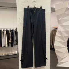 リミ퓨 ストラップ ディテール デニムパンツ