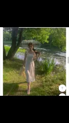 フラワー ロング ワンピース Free (ほぼ新品)