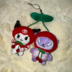 サンリオ クロミ さくらんぼ ブローチ ぬいぐるみ キーホルダー