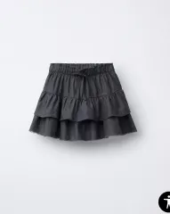 ZARA KIDS ザラキッズ リネン フリル バミューダ スコート 新品