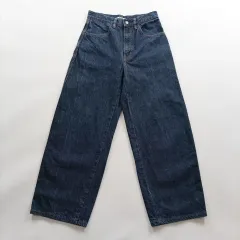 UNIQLO(ユニクロ) デニム サイズ 27 ワイド ストレート カジュアル レディース A7200