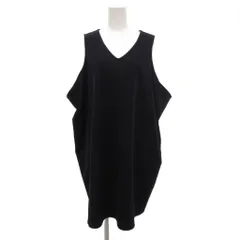 ソーノ SONO チュニックワンピース ノースリーブ ひざ丈 1 紺 ネイビー /JS ■ECA003