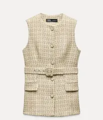 ツイードベスト