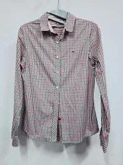 LACOSTE(ラコステ) チェック シャツ ピンク/グリーン