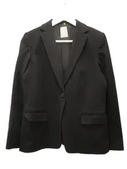 エンネオット N_8 テーラード ジャケット 44 ブラック 黒 ウール SUPER 170's 上着 アウター