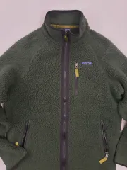 パタゴニア レトロ パイル フリース ジャケット オリーブグリーン