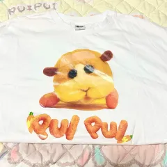 在庫処分価格) PUI PUI モルカー 正規品 ポテト プリンティング 半袖 L サイズ 美品(レア)