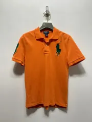 ポロ Ralph Lauren(ラルフローレン) ビックポニー オレンジ 半袖 カラーTシャツ キッズ 10 ー 12 税金