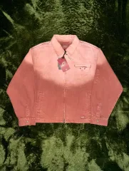 XL DICKIES(ディッキーズ) ウォッシュド ヘビ ディテール アイゼンハワー ジャケット レッド