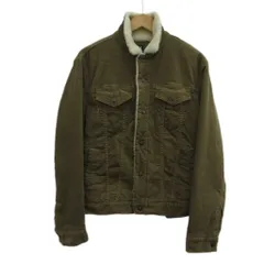 ギャップ GAP ジャケット 上着 M ベージュ ボア襟 コーデュロイ 長袖 /PP ■ECD001