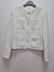 ラメレイ パール ツイード ジャケット(55)