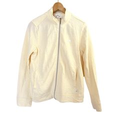 値下げ】クレージュ21／ロゴパーカー スウェット 38 M 白パイピング