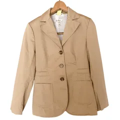 エスカーダ ESCADA ジャケット S3B 長袖 無地 32サイズ ベージュ 996219のサムネイル