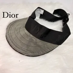 【訳あり】正規品 Christian Dior クリスチャンディオール サンバイザー 帽子 ゴルフ カーキ