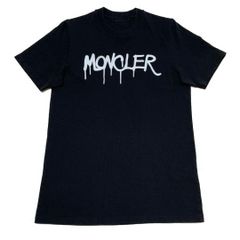 極美品〕モンクレール プリントロゴ L ワッペン Tシャツ 正規品 5S390 
