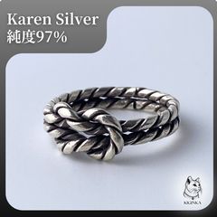 シルバー バングル カレンシルバー ハンドメイド タイシルバー 純銀