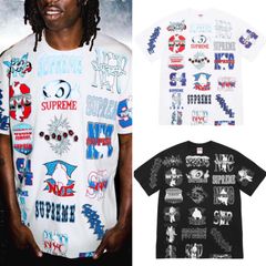 Supreme Flash Tee White Tee Tシャツ XXL - メルカリ