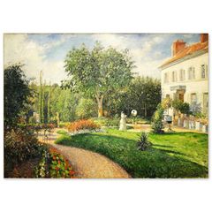 華やかな色彩】ピエール・ロネット 油彩画 花市場 風景画 油絵 絵画