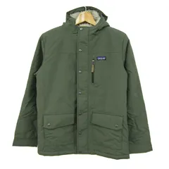 パタゴニア ブルゾン ジャケット 大きいサイズ ボア 中綿 アウトドア アウター レディース XLサイズ グリーン patagonia 【中古】