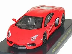【中古-非常に良い】 京商 1/64 ランボルギーニ ミニカーコレクション4 アヴェンタドール 赤