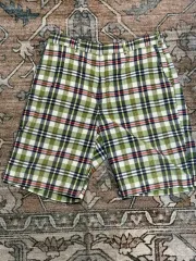 アバクロンビー ヴィンテージ CHECK ハーフパンツ ショーツ パンツ 32 股上 太もも ゆったり