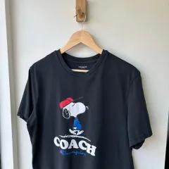 14802 - コーチ X チャンピオン SNOOPY 半袖 Tシャツ