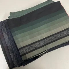 大島紬 着物 正絹 5着 着物まとめ売り リメイク材料 m-1185