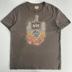 Levi's リーバイス 501 90s 刺繍 プリンティング 半袖Tシャツ